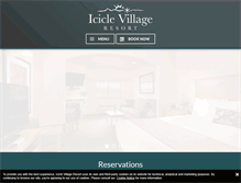 Tablet Screenshot of iciclevillage.com